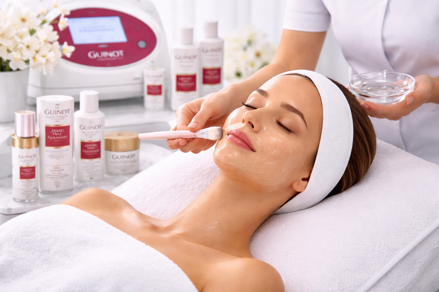 Уход Guinot для обезвоженной кожи: этапы и результат